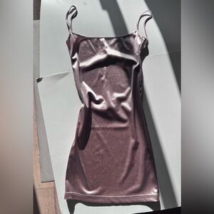 SER.O.YA Shimmering Pink Mini Dress